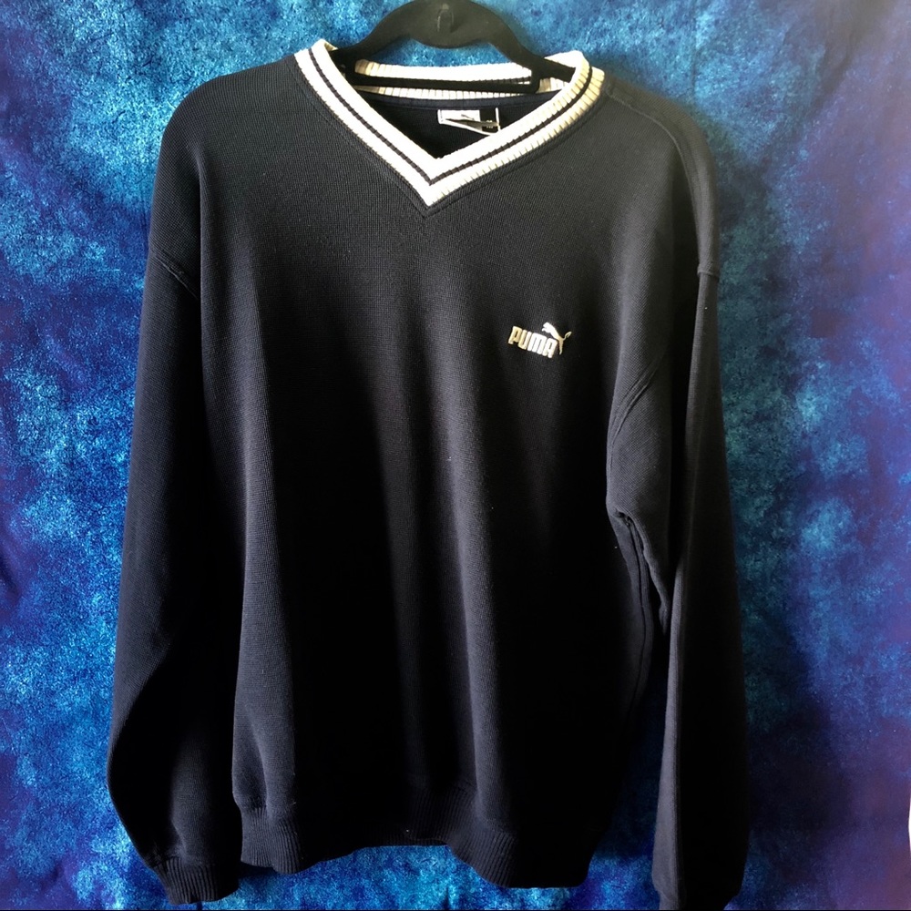 Puma V Neck Sweater